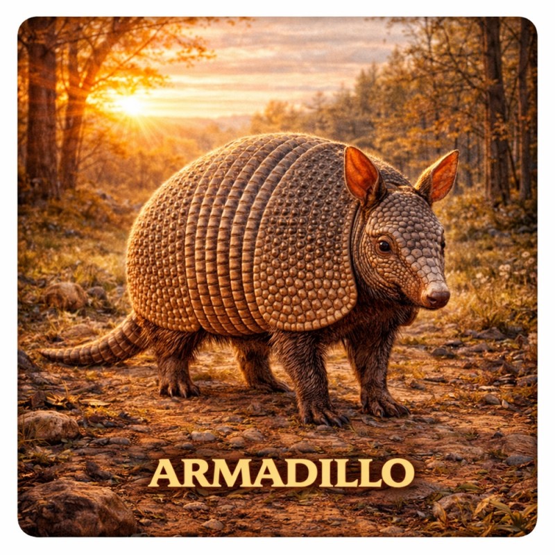 Fridge Magnet :Armadillo