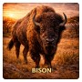 Fridge Magnet :Bison