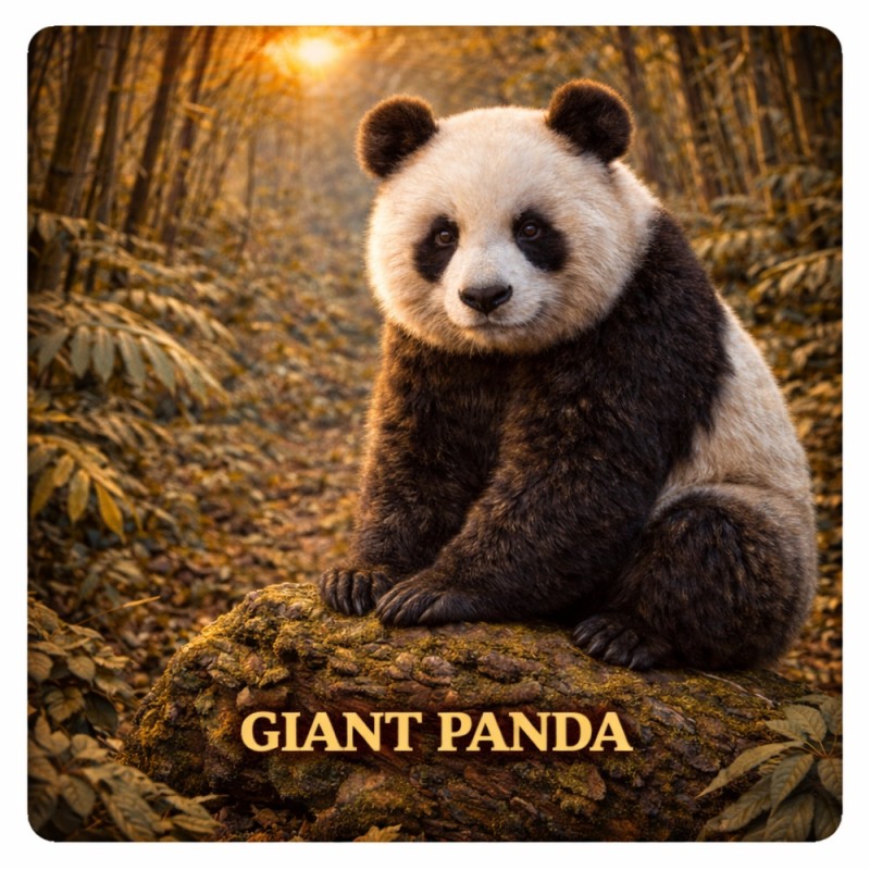 Fridge Magnet :Giant Panda