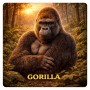Fridge Magnet :Gorilla