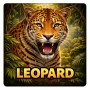 Fridge Magnet :Leopard (2)