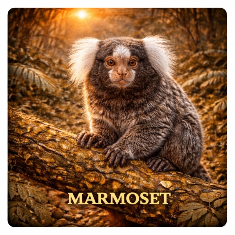 Fridge Magnet :Marmoset