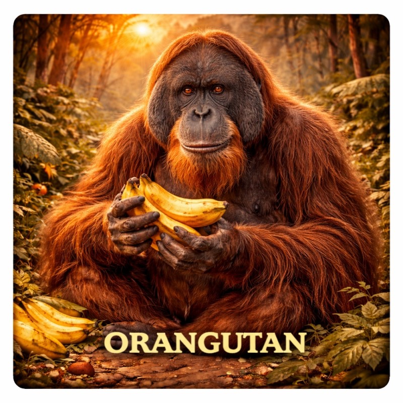 Fridge Magnet :Orangatun