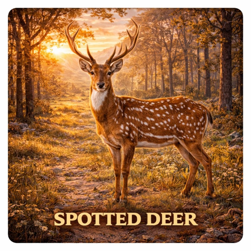 Fridge Magnet :Spotted Deer