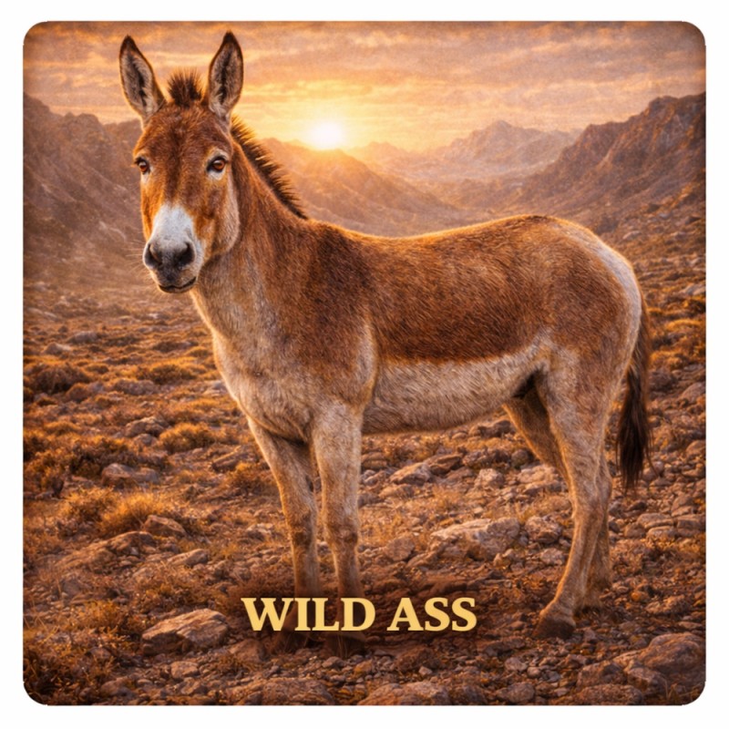Fridge Magnet :Wild ass