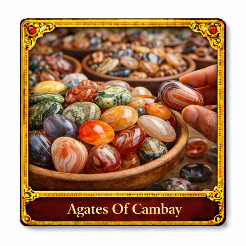 Fridge Magnet :Agates Of Cambay