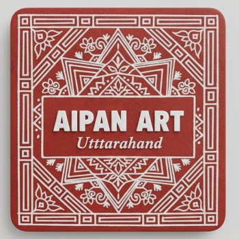 Fridge Magnet :Fridge Magnet : Aipan Art of Uttrakhand