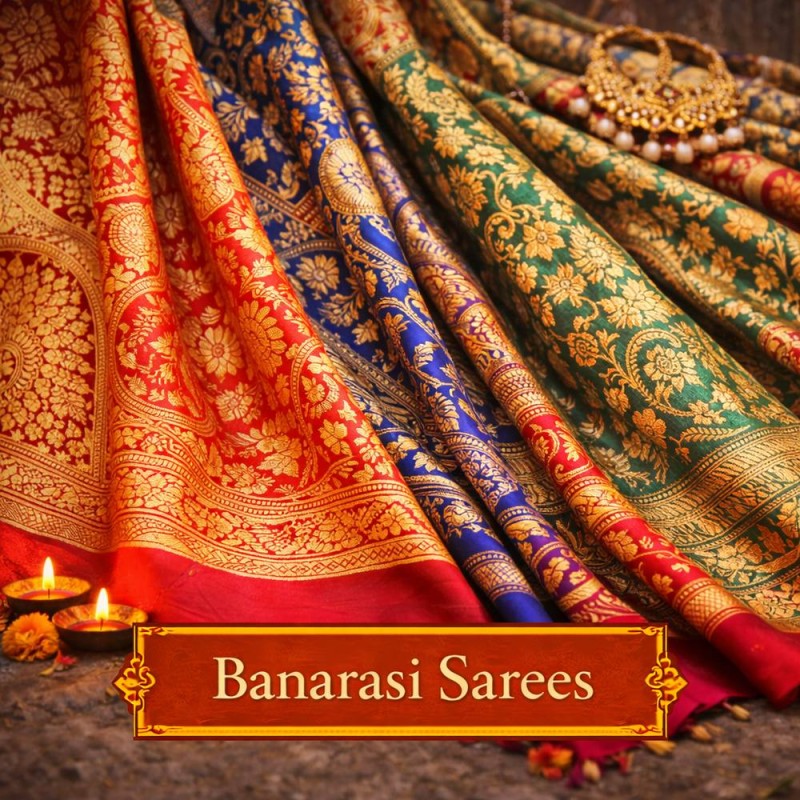 Fridge Magnet :Banarasi Sarees