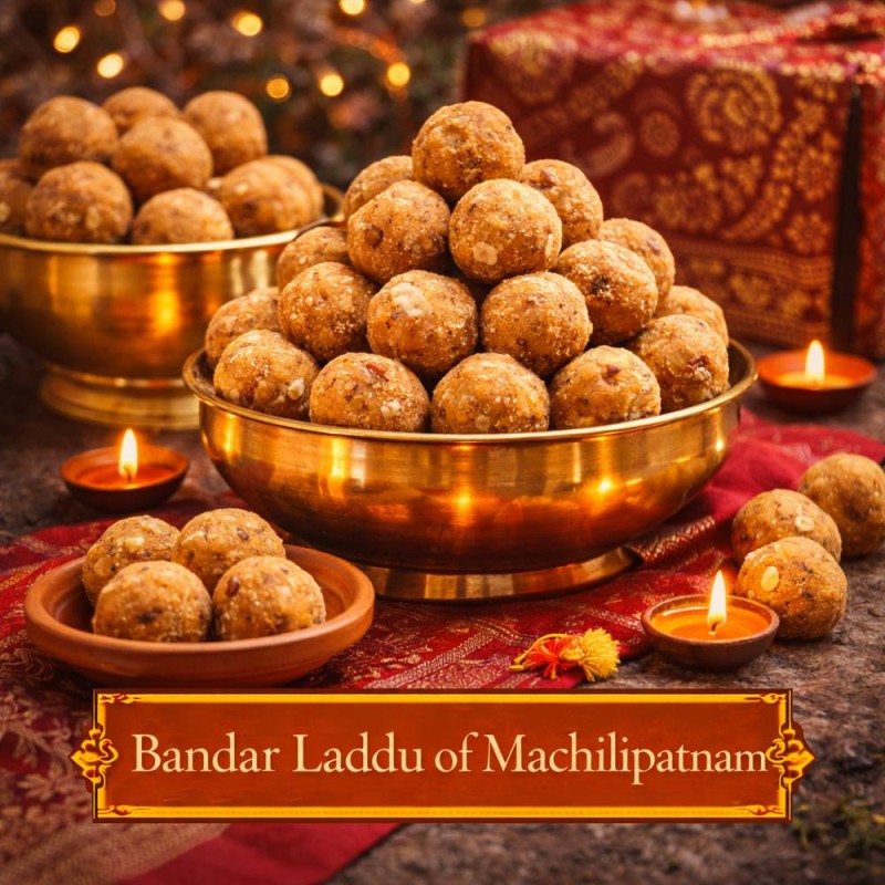 Fridge Magnet :Bandar Laddu of Machilipatnam