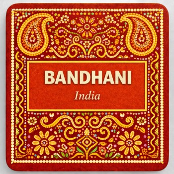 Fridge Magnet :Bandhani