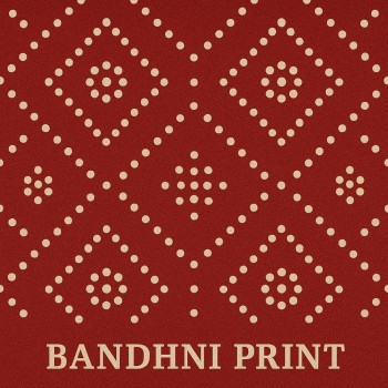 Fridge Magnet :Bandhani