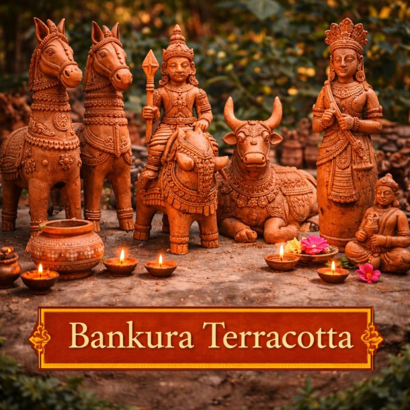 Fridge Magnet :Bankura Terracotta