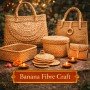 Fridge Magnet :Banana Fibre Craft