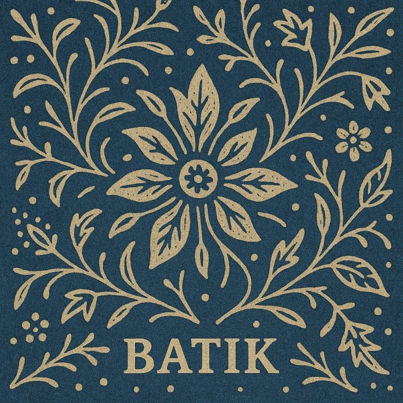 Fridge Magnet :Batik Print of Kutchh