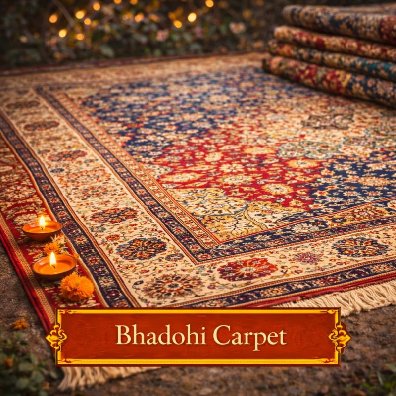 Fridge Magnet :Bhadohi Carpet