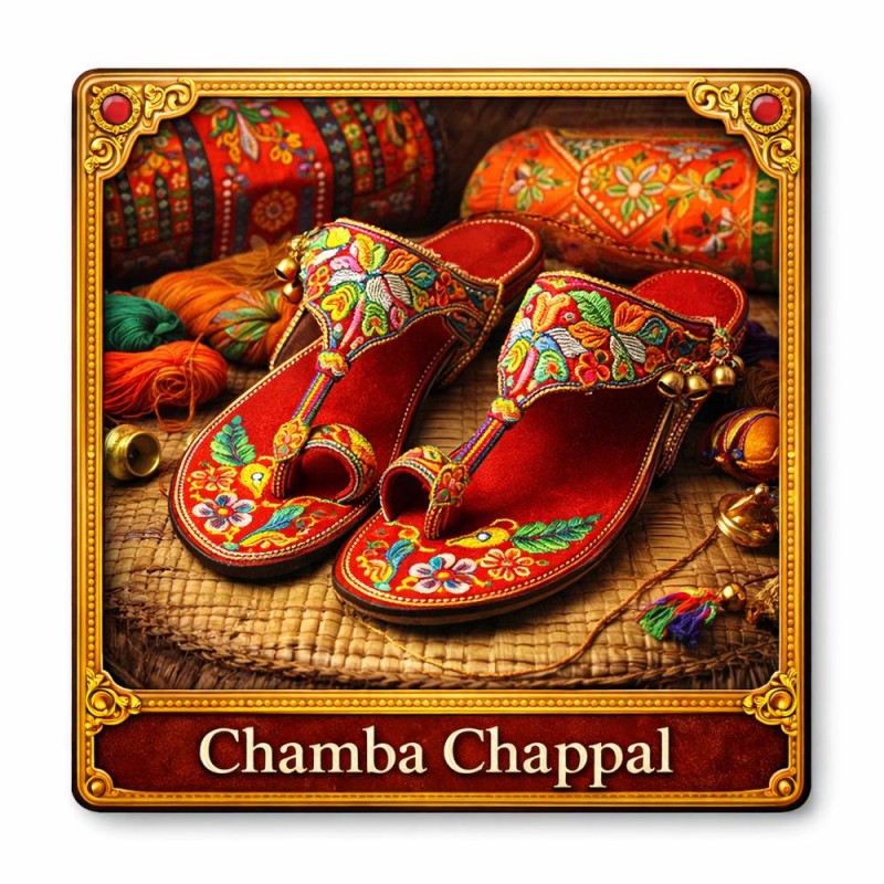Fridge Magnet :Chamba Chappal
