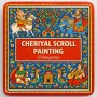 Fridge Magnet :Cheriyal Scroll Painting