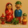 Fridge Magnet :Wooden toys of Etikoppaka