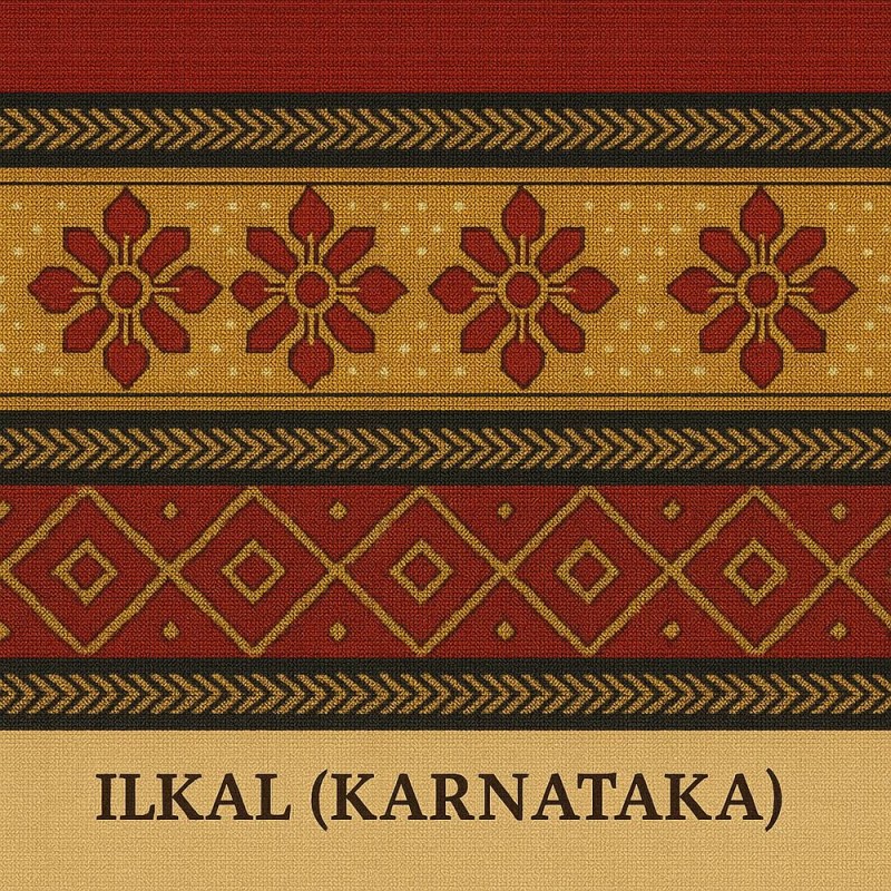 Fridge Magnet :Ilkal Sarees