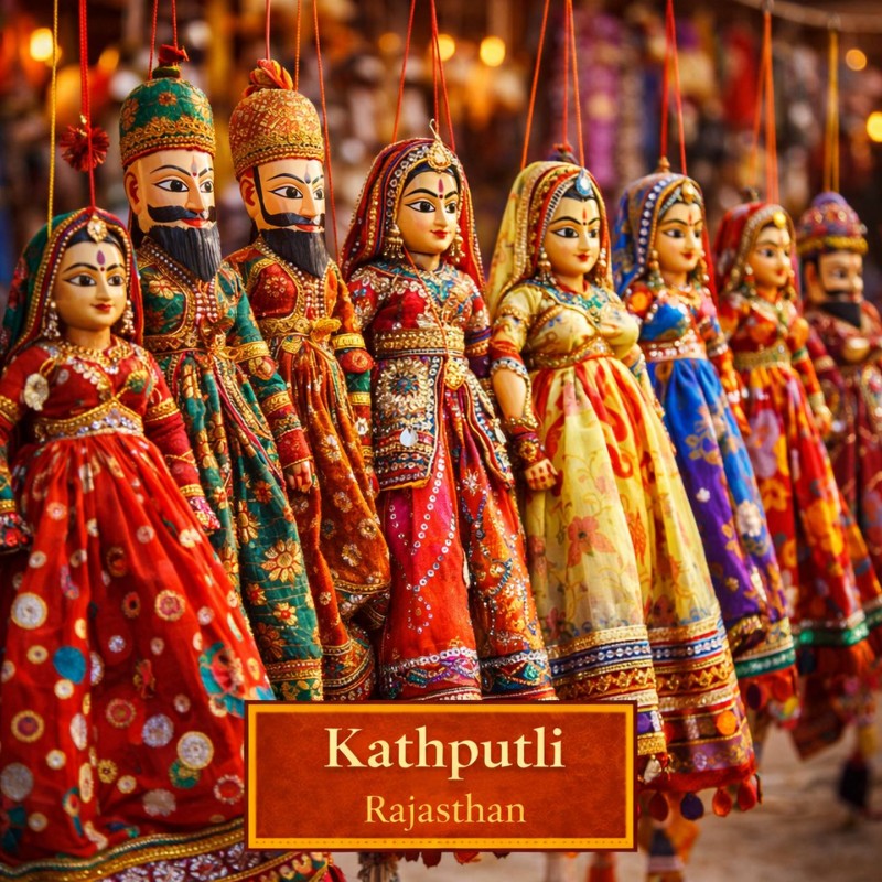 Fridge Magnet :Katputhli of Nagaur