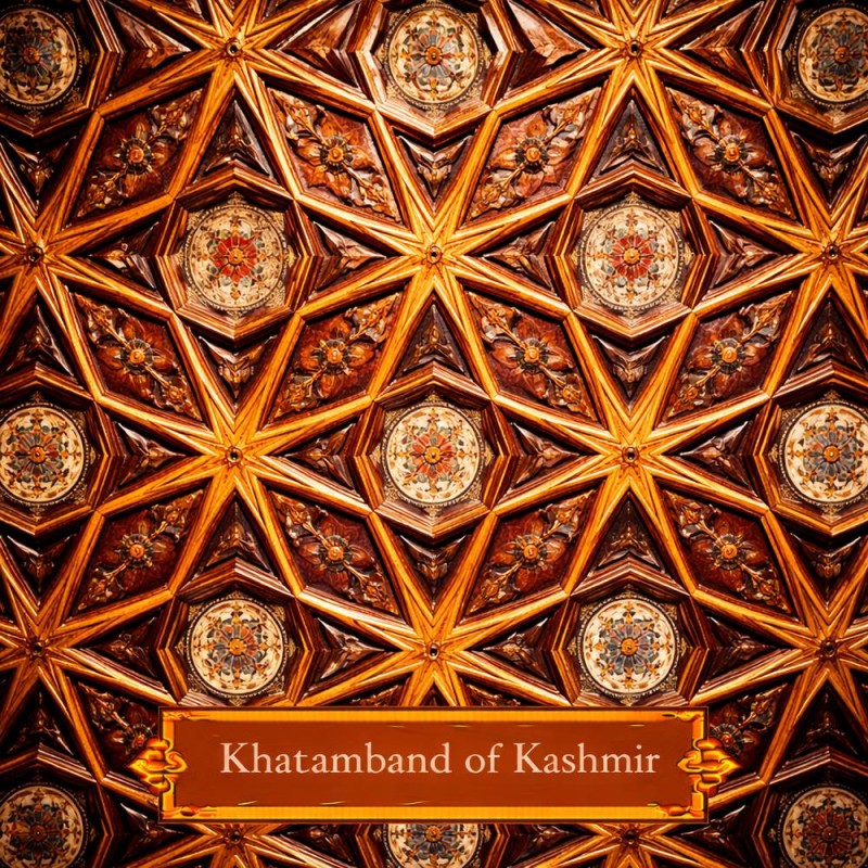 Fridge Magnet :Khatamband of Kashmir