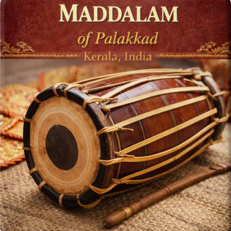 Fridge Magnet :Maddalam of Palakkad