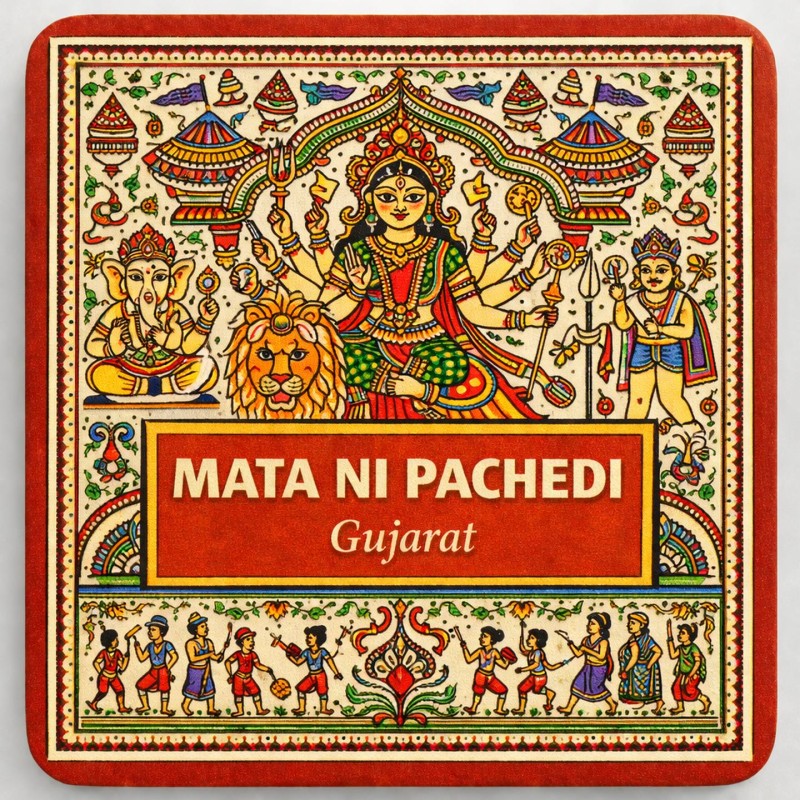 Fridge Magnet :Mata ni Pachedi Painting