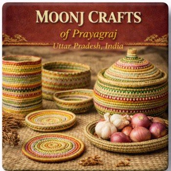 Fridge Magnet :Moonj Crafts of Prayagraj
