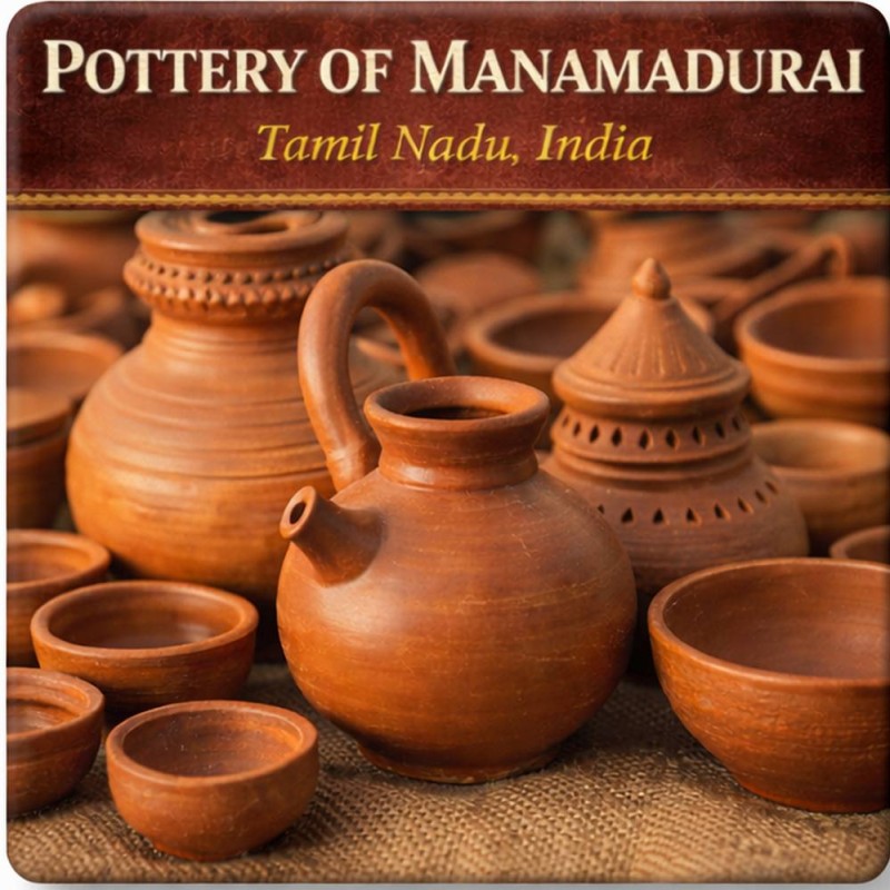 Fridge Magnet :Pottery of Manamadurai