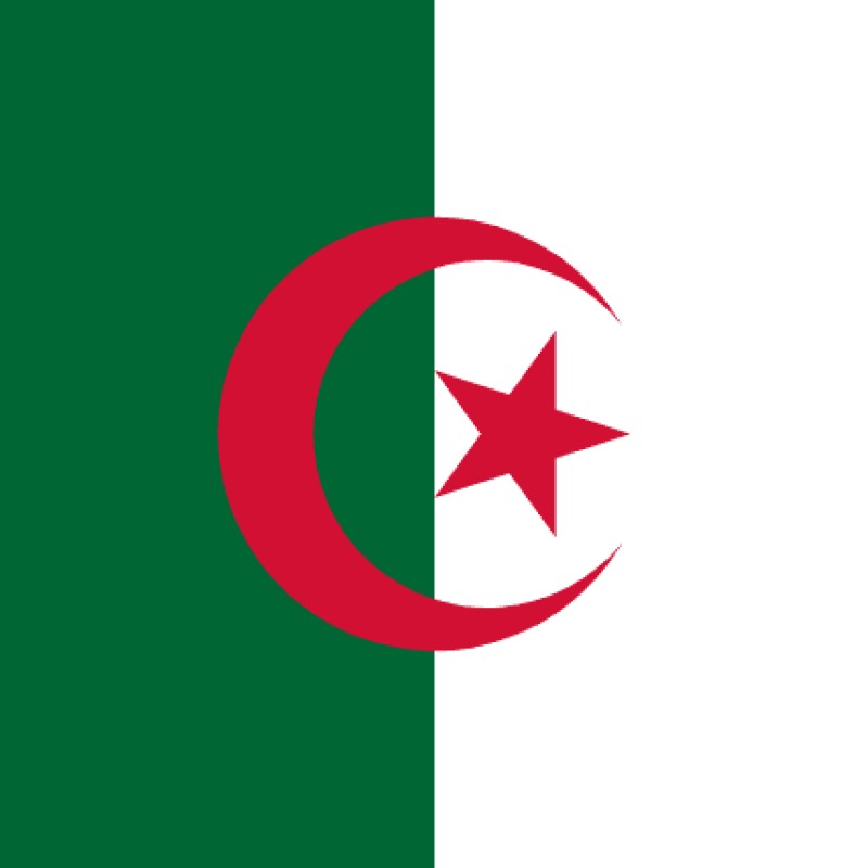 Fridge Magnet :Flag of Algeria