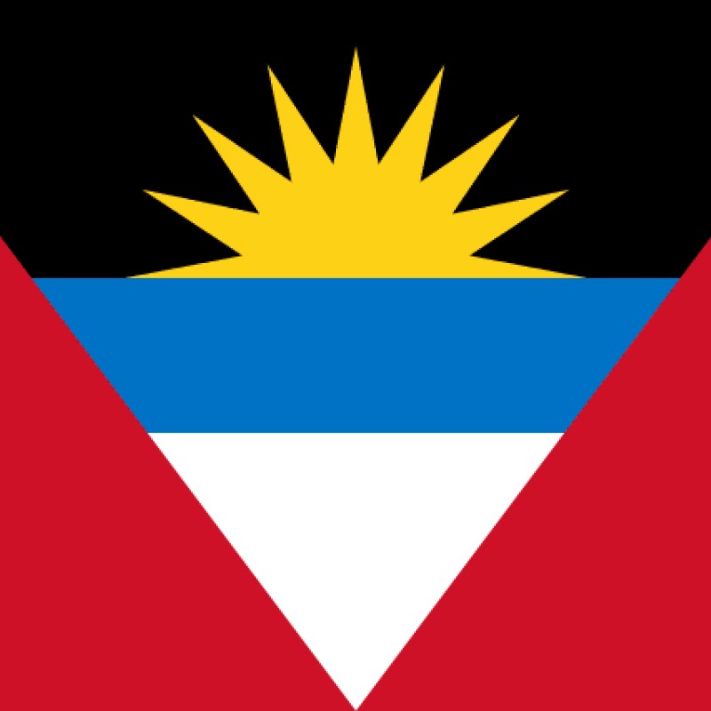 Fridge Magnet :Flag of Antigua and Barbuda