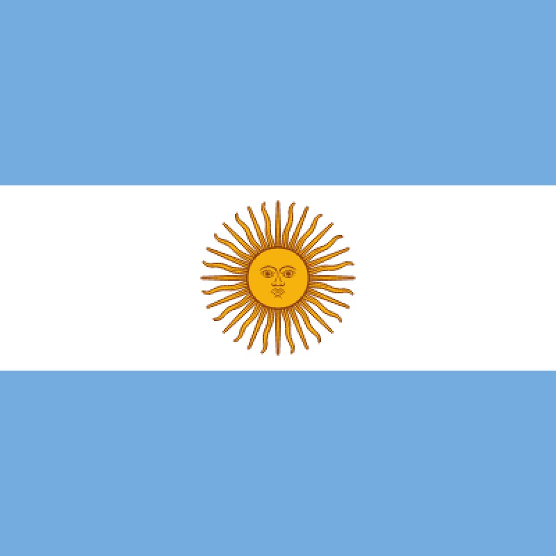 Fridge Magnet :Flag of Argentina