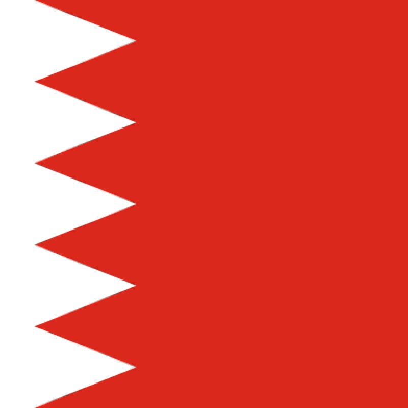 Fridge Magnet :Flag of Bahrain