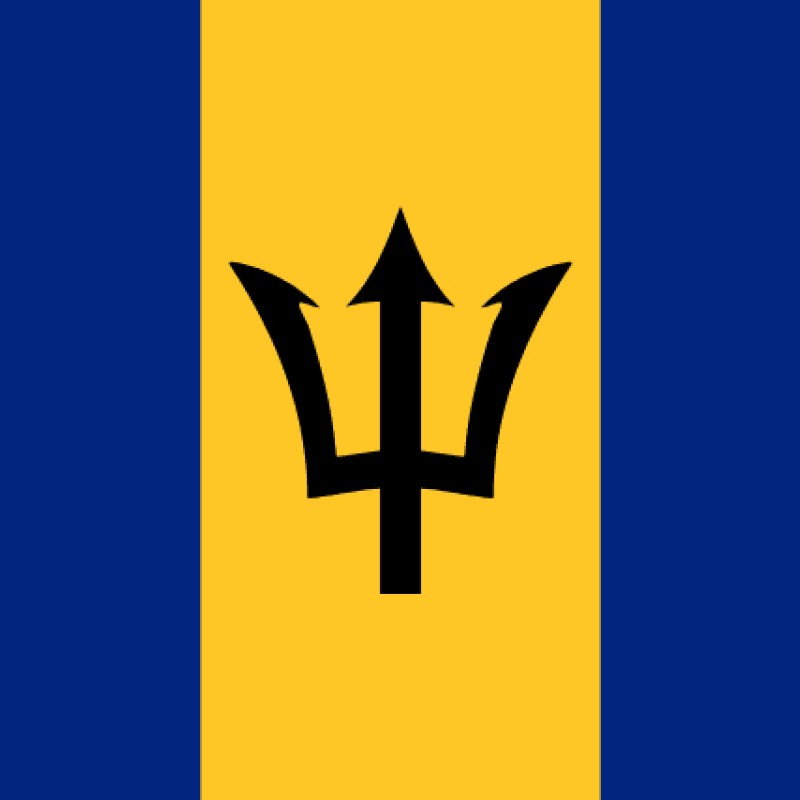 Fridge Magnet :Flag of Barbados