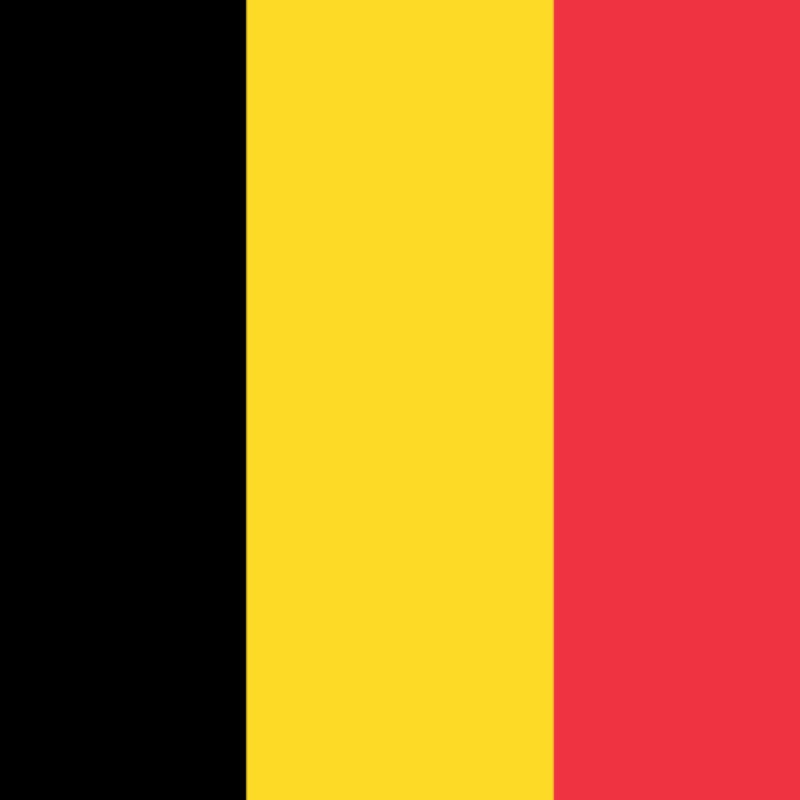 Fridge Magnet :Flag of Belgium
