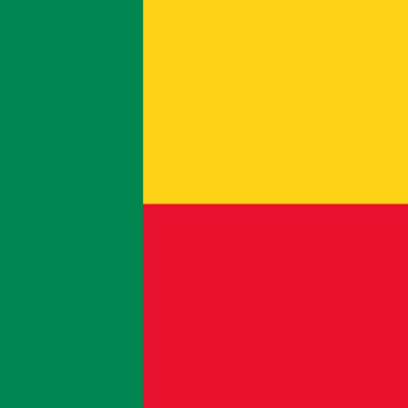 Fridge Magnet :Flag of Benin