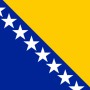 Fridge Magnet :Flag of Bosnia and Herzegovina