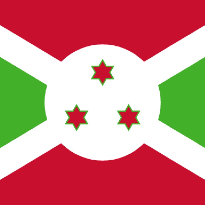 Fridge Magnet :Flag of Burundi