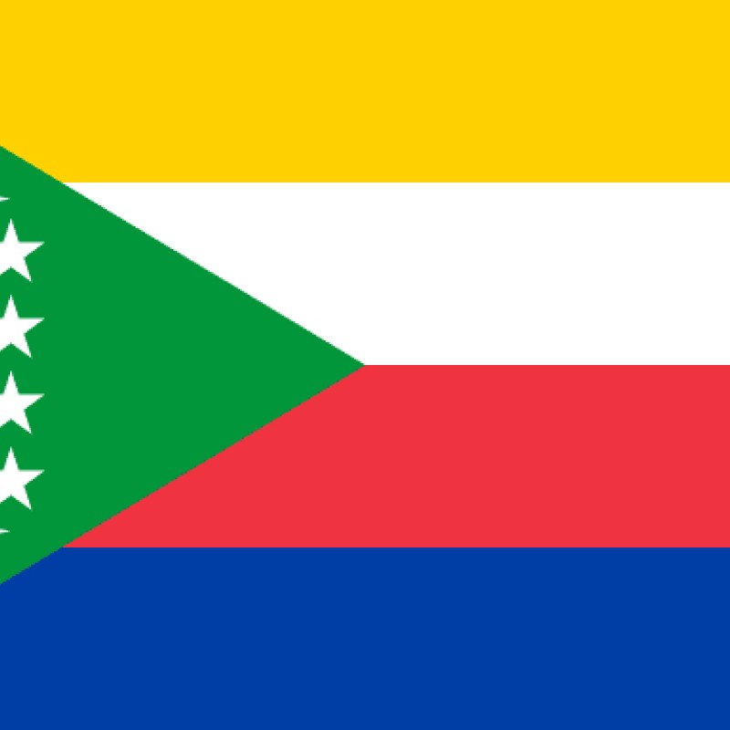 Fridge Magnet :Flag of Comoros