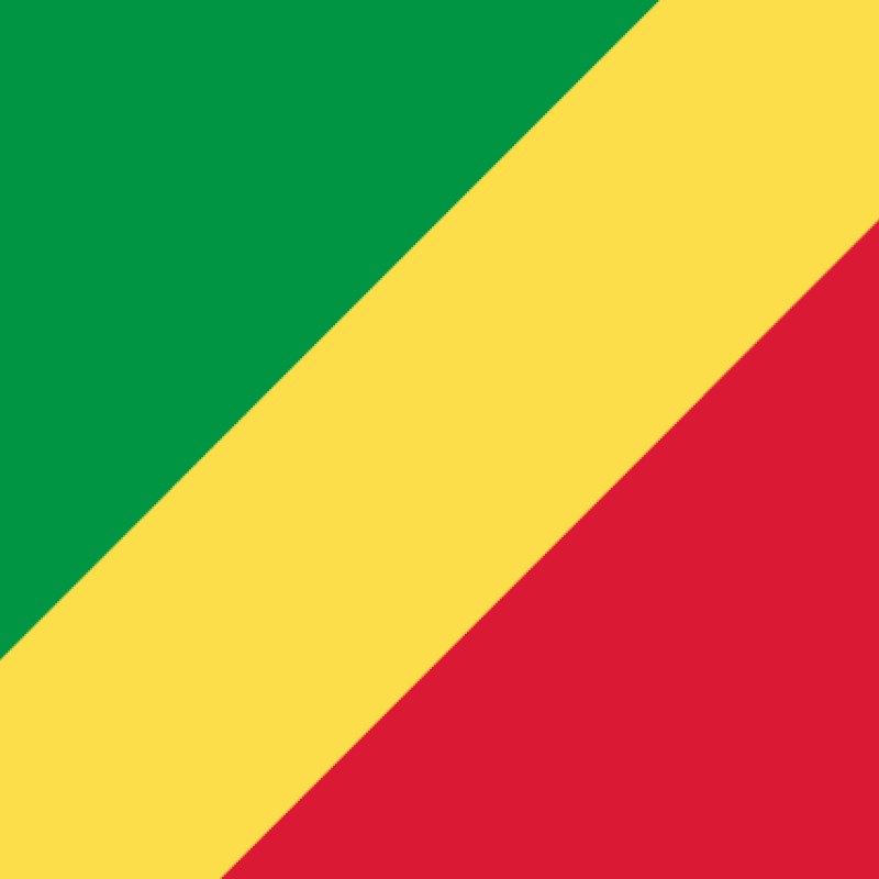 Fridge Magnet :Flag of Congo, Democratic Republic of the