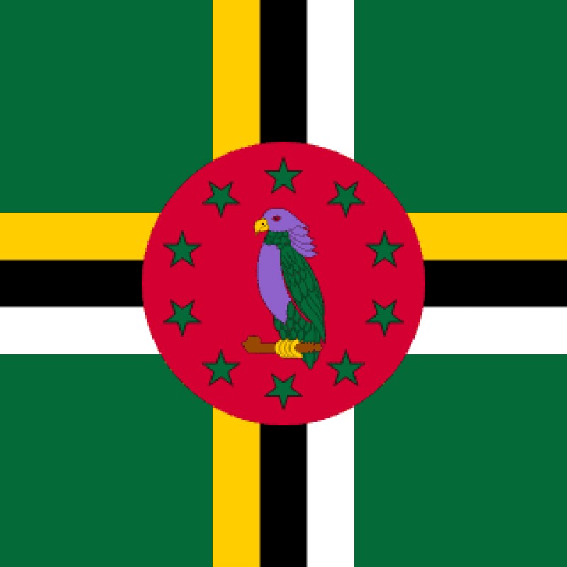 Fridge Magnet :Flag of Dominica