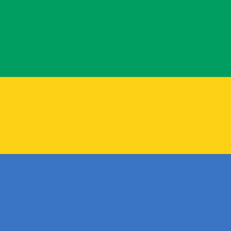 Fridge Magnet :Flag of Gabon
