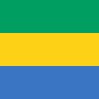 Fridge Magnet :Flag of Gabon