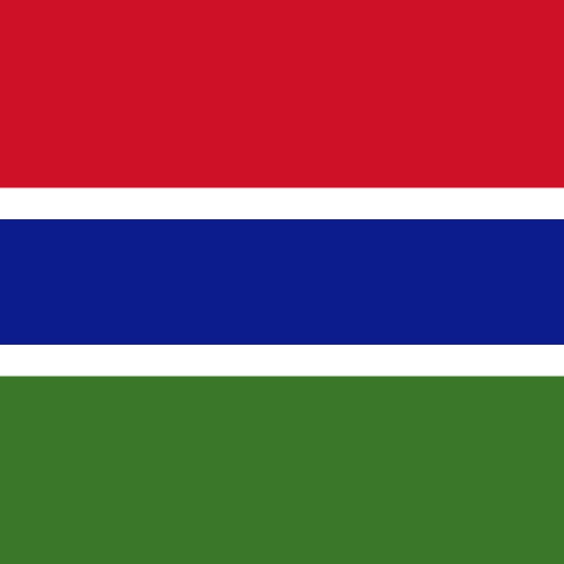 Fridge Magnet :Flag of Gambia