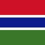 Fridge Magnet :Flag of Gambia