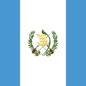 Fridge Magnet :Flag of Guatemala