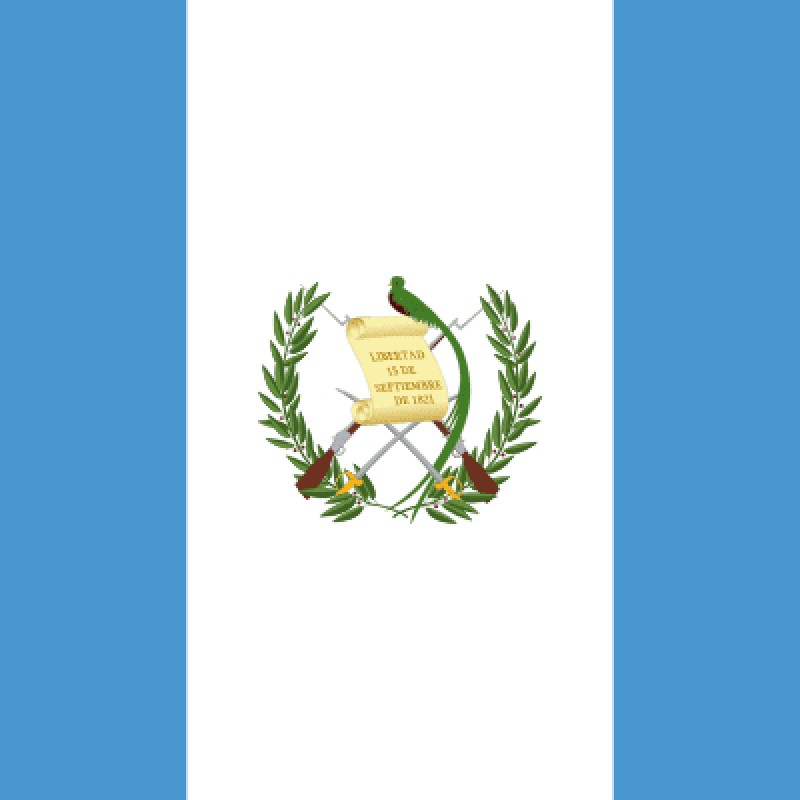 Fridge Magnet :Flag of Guatemala
