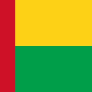 Fridge Magnet :Flag of Guinea-Bissau