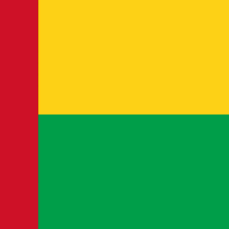 Fridge Magnet :Flag of Guinea-Bissau