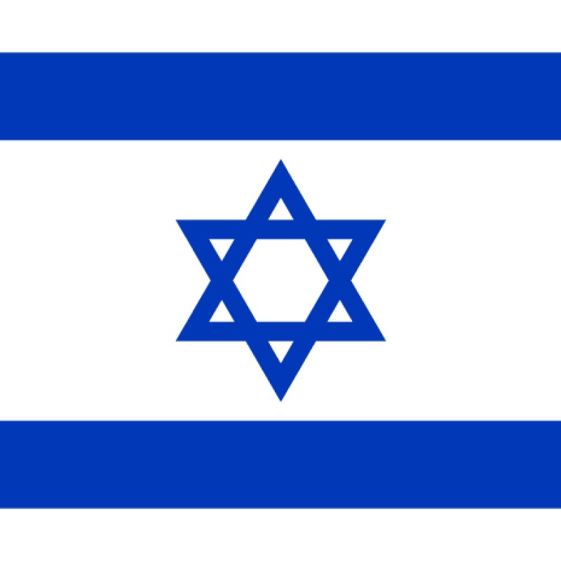 Fridge Magnet :Flag of Israel